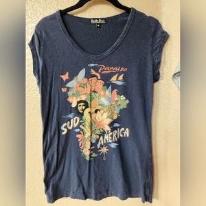 Lucky Brand Navy Shirt Size M